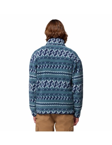 2098461 HELVETIA II PRINTED HALF SNAP FLEECE